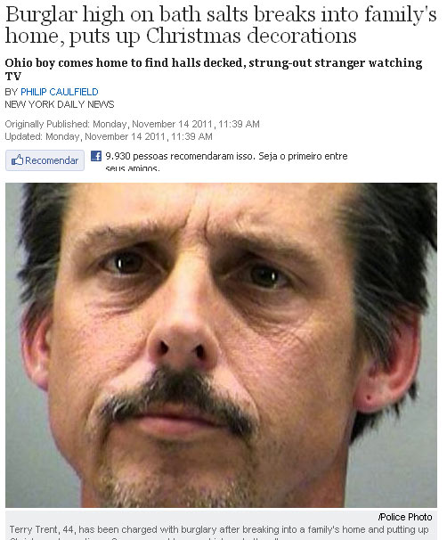 Americano invade casa para montar decoração de natal