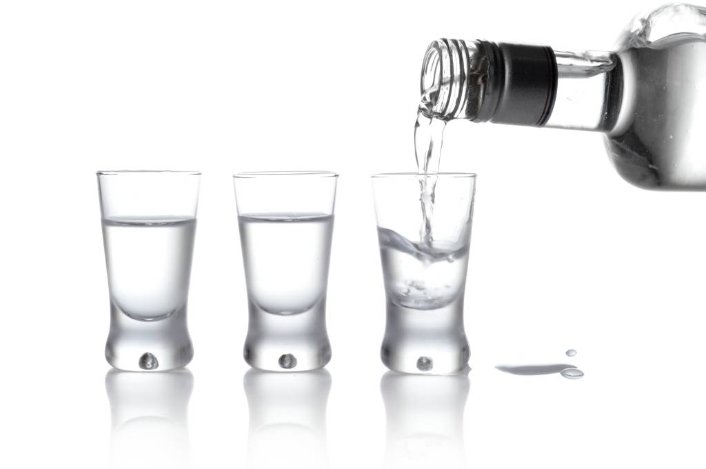 Por que a vodca não congela no freezer?