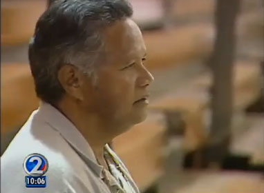 Bolada na cabeça salva a vida de havaiano