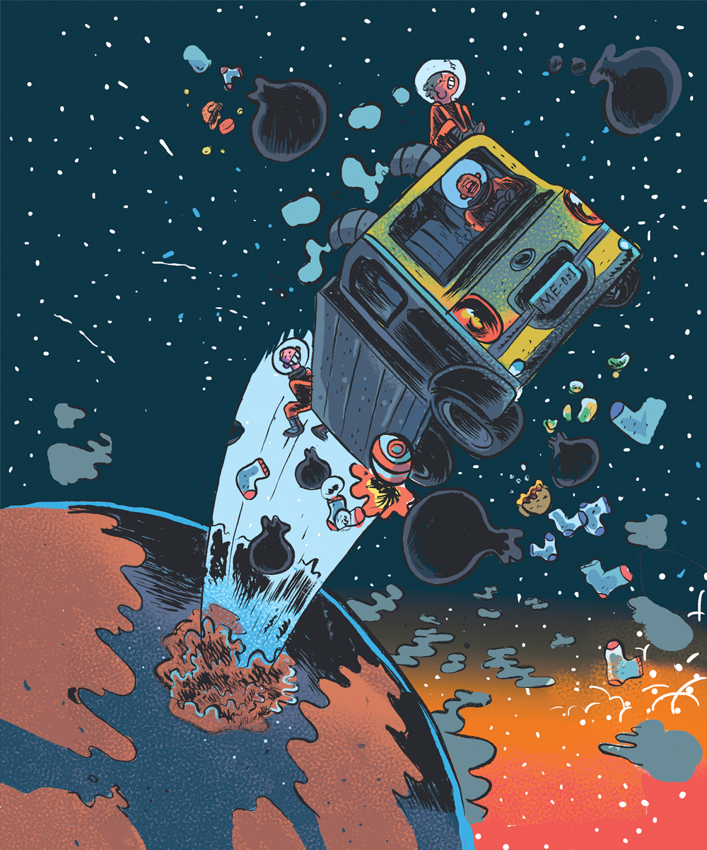 Por que não enviamos o lixo da Terra para o espaço?