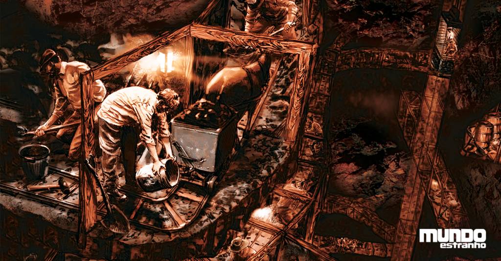 Como eram as minas de carvão na Revolução Industrial?