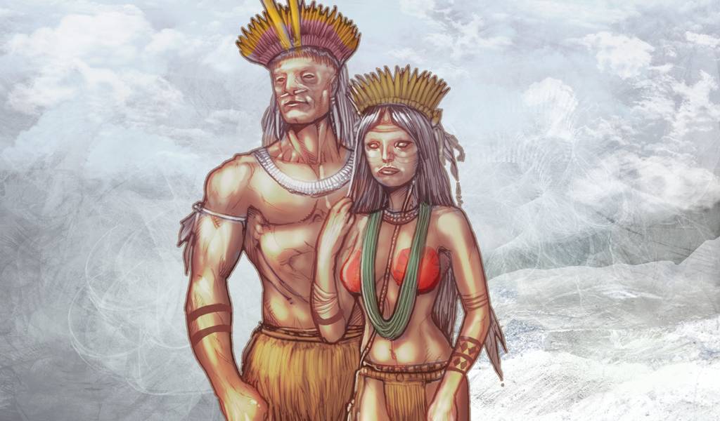 Como é a mitologia tupi-guarani?