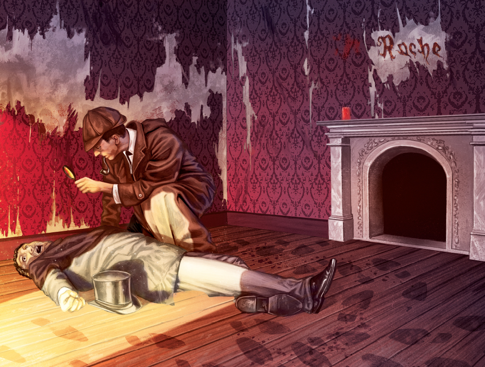 Como Sherlock Holmes resolveu o caso de Um Estudo em Vermelho?