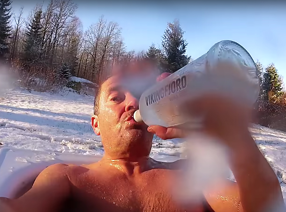 Este norueguês é fã incondicional de neve