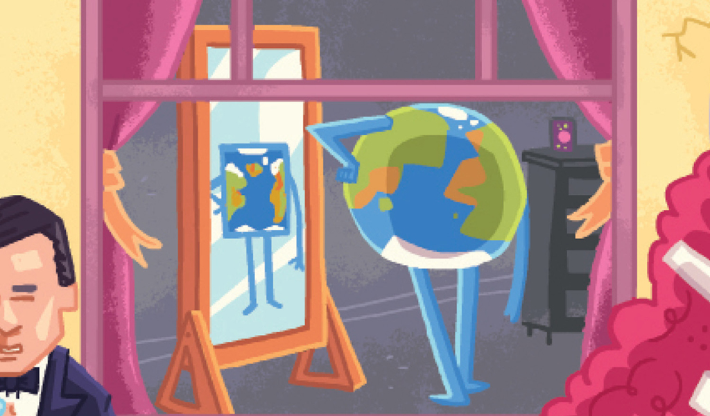 Se a Terra é redonda, quais são os “quatro cantos do planeta”?