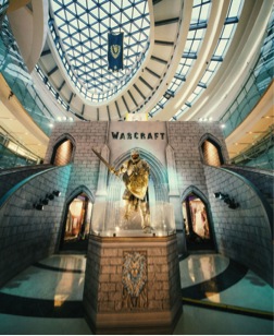 Shopping na China tem exibição de itens do filme Warcraft