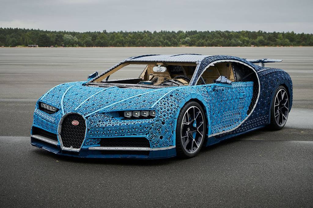 Fizeram um Bugatti com um milhão de peças de Lego – e ele anda