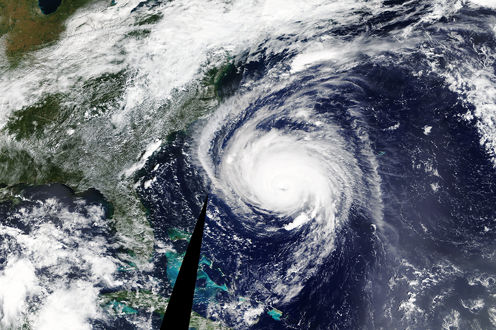 Nasa capturou o olho do furacão Florence em fotos tiradas do espaço