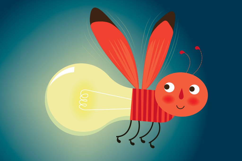 Luz do bumbum protege vagalumes