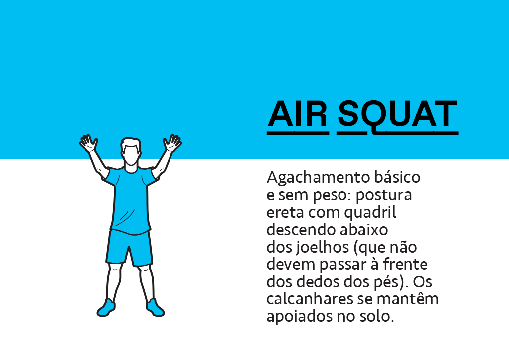 Air-Squat exercícios crossfit