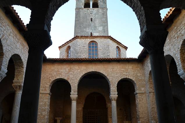 A Basílica Eufrasiana em Porec, na Croácia A Basílica Eufrasiana em Porec, na Croácia