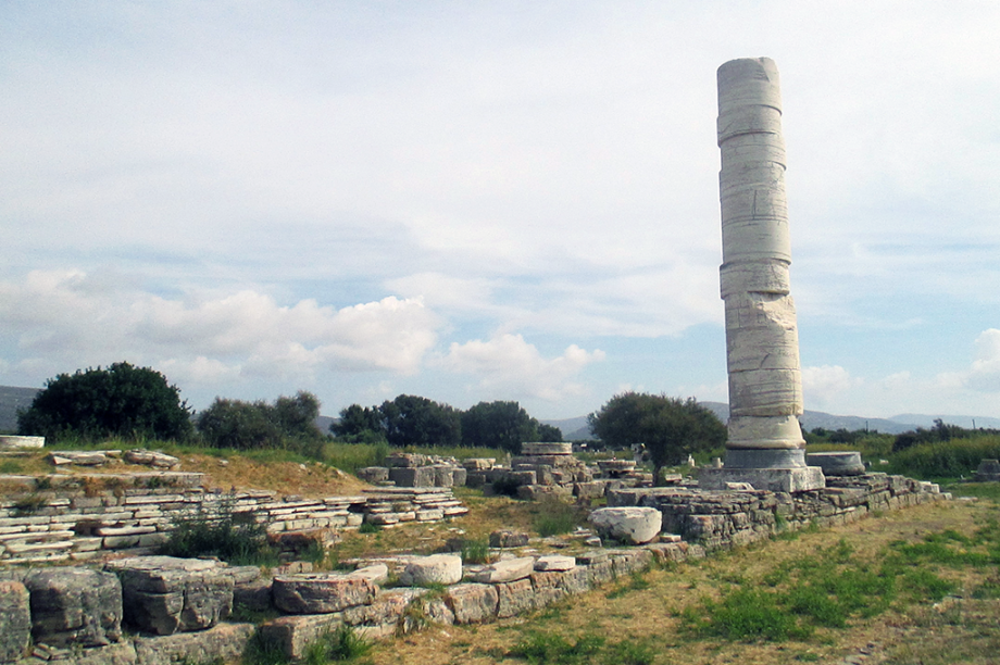 A ilha de Samos, na Grecia