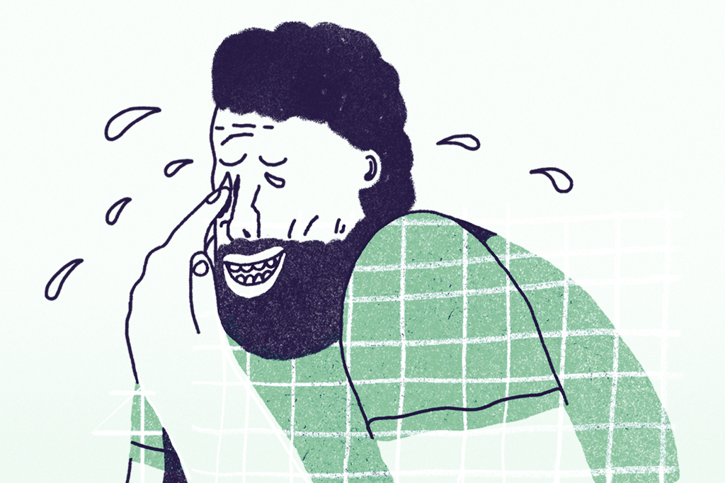 Por que às vezes choramos quando rimos?