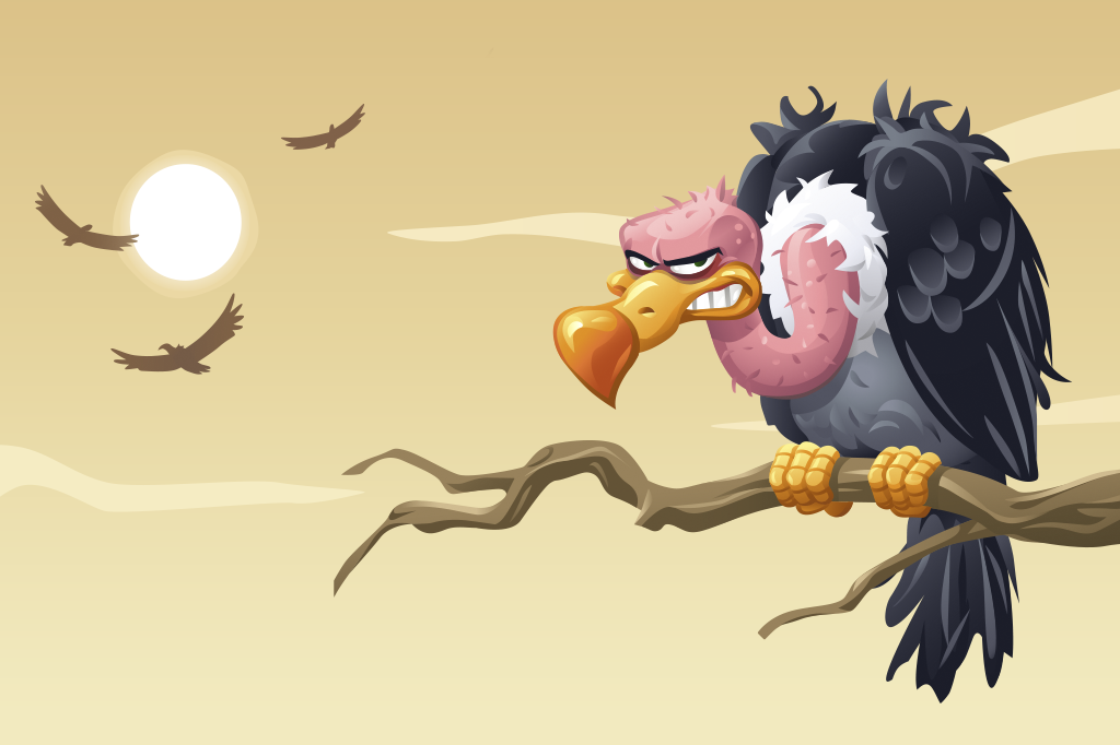 Como o urubu digere a carniça?