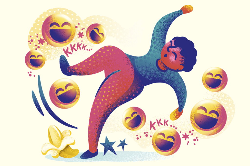 Por que nós rimos de pessoas caindo?