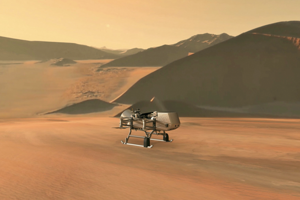 NASA vai mandar drone para procurar vida em Titã, a maior lua de Saturno