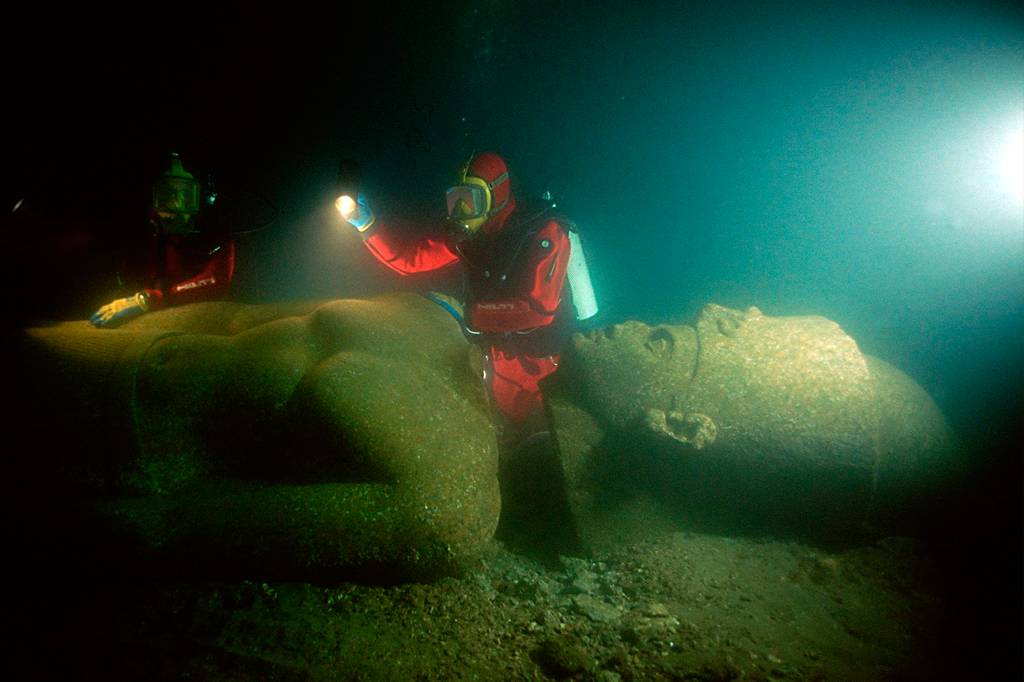 Eldorado fica no Egito: expedição descobre ouro em cidade submersa