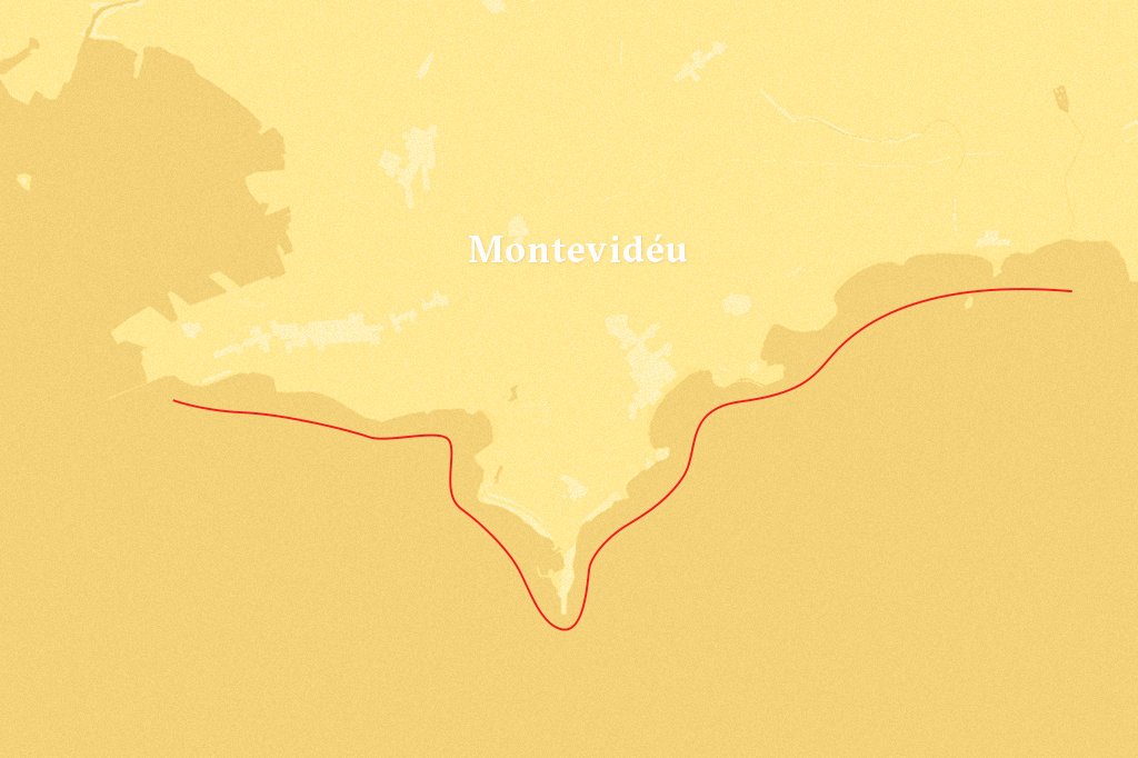 As praias de Montevideo formam um museu de história natural de 20 km