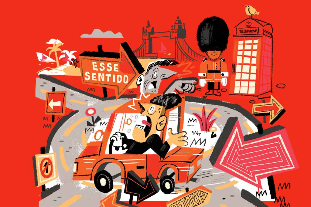 Existe alguma rotatória de mão inglesa no Brasil?