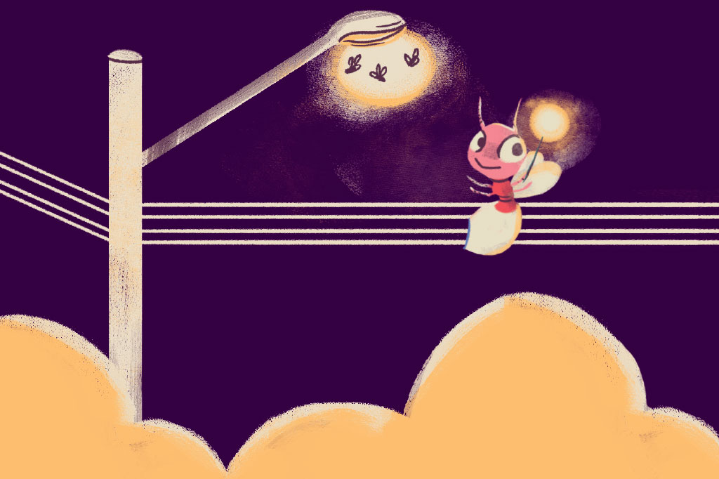 Quem acende os postes de luz da rua?