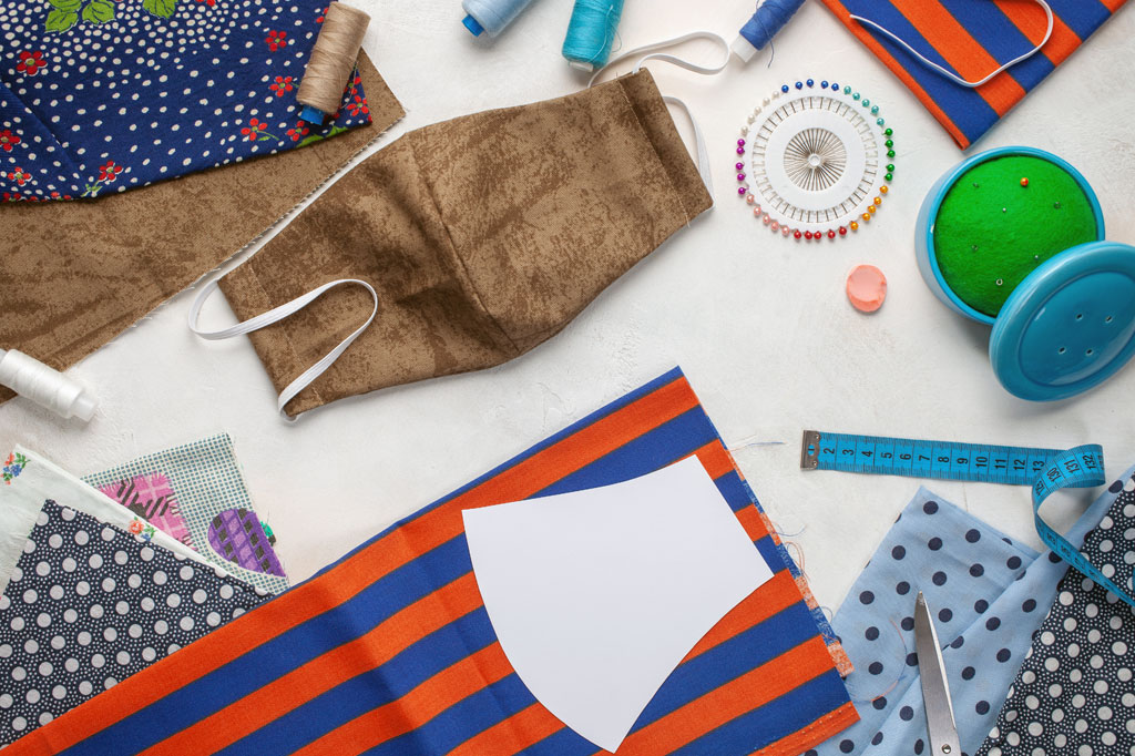 Quais são os melhores materiais para fazer máscaras caseiras?