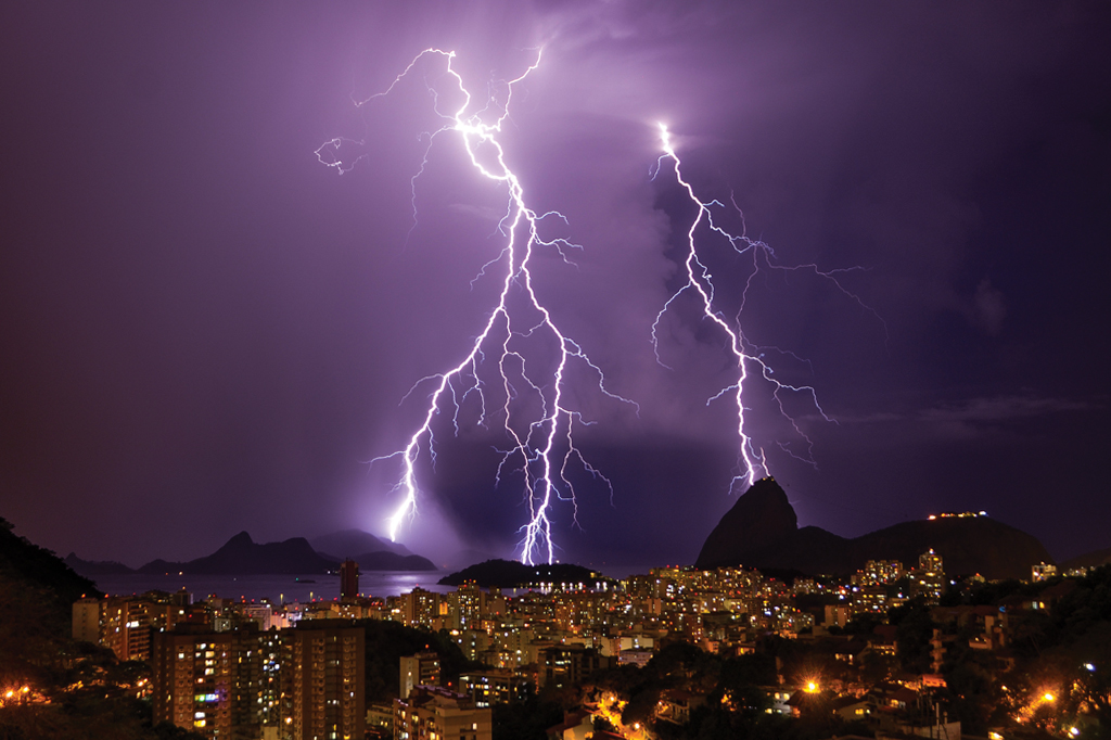 Brasil, o país em que mais caem raios no mundo