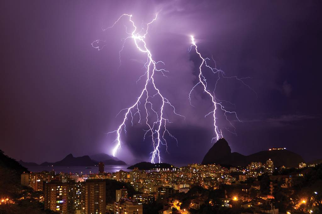 Brasil, o país em que mais caem raios no mundo