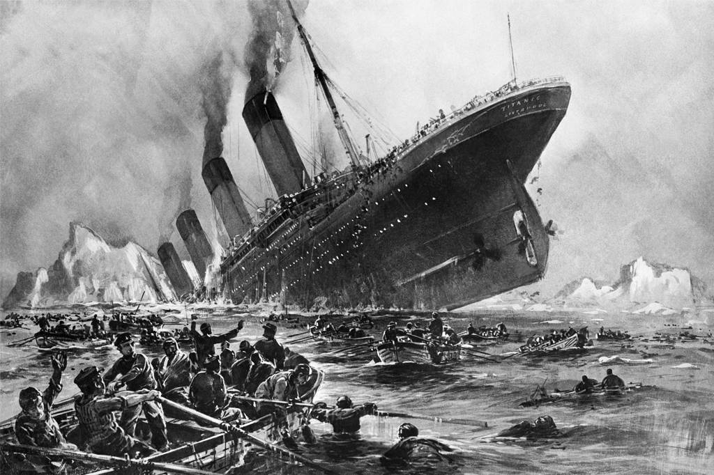 O naufrágio do Titanic