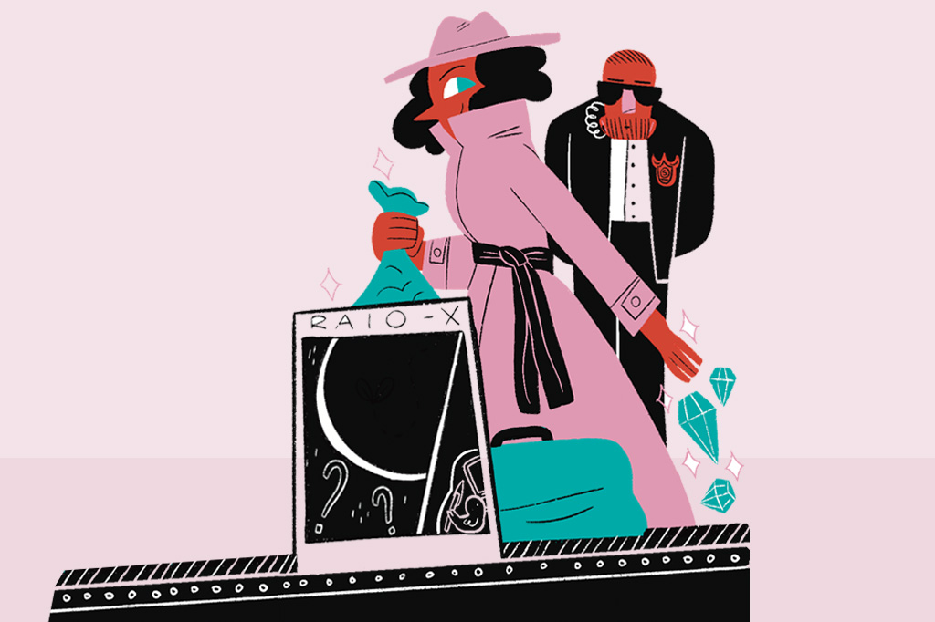 É verdade que diamantes verdadeiros não aparecem em máquinas de raios X?