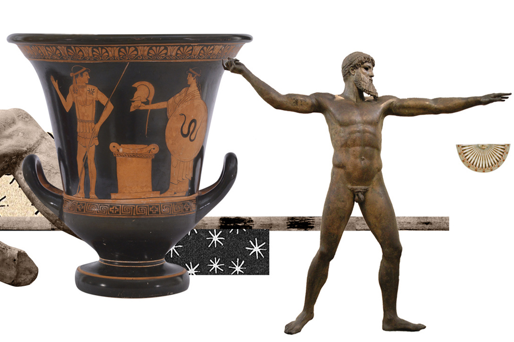 SI_Grecia_Antiga_Arte_8 <strong>Os vasos e esculturas revelaram muito do que se sabe sobre a cultura antiga do Mar Egeu.</strong>