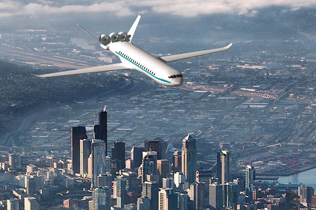 SI_Futuro_Aviacao_Cap4_2 <strong>Financiada pela Boeing, a Zunum desenvolve um híbrido para 12 passageiros e autonomia de 1.600 km.</strong>