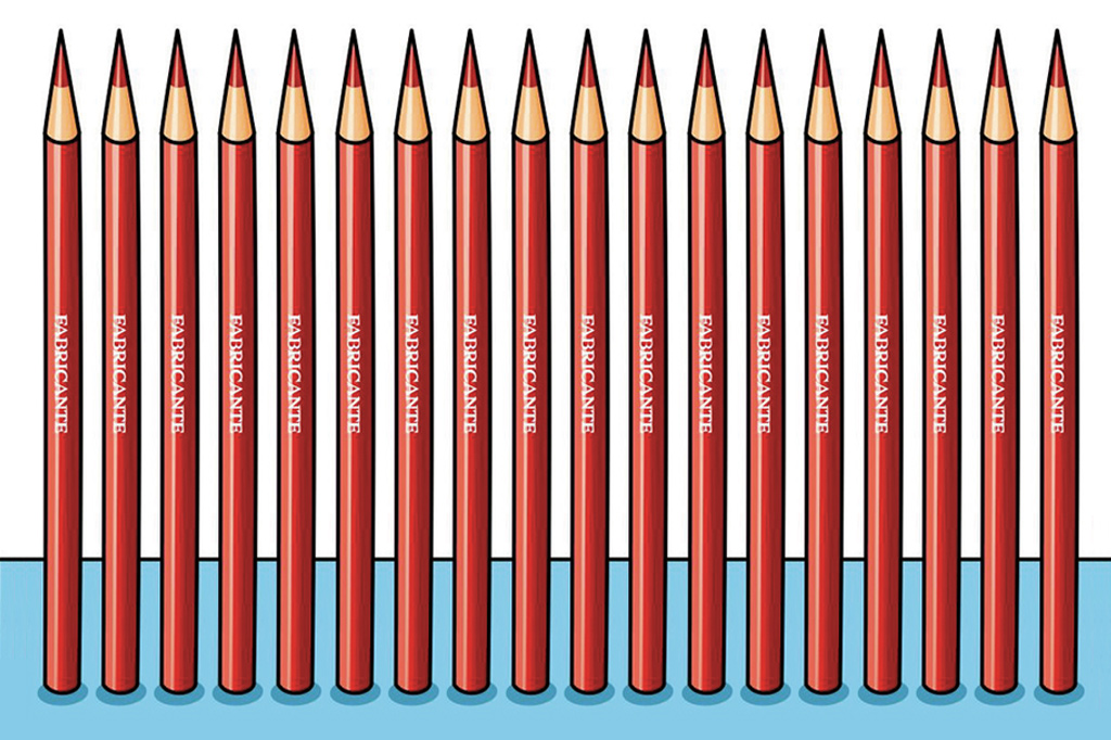 Como é feito o lápis?