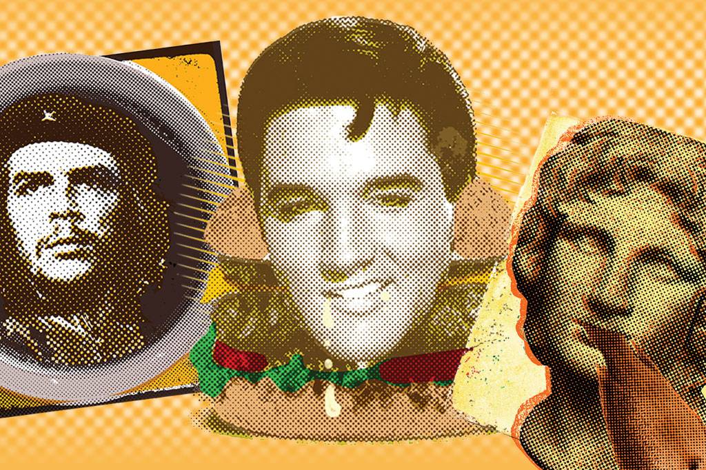 Elvis, Che Guevara, Hitler: o prato favorito de 15 figuras históricas