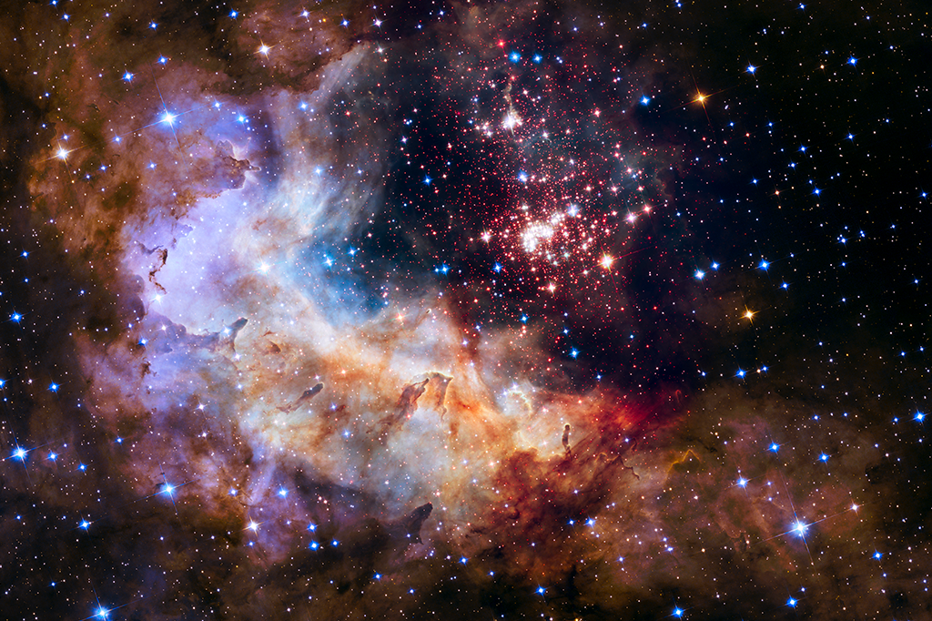 Como são feitas as fotos do espaço