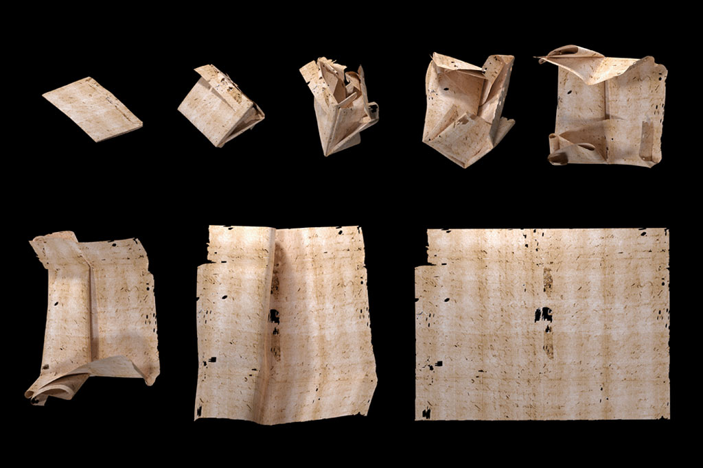 Raio-X revela conteúdo de cartas lacradas por 300 anos