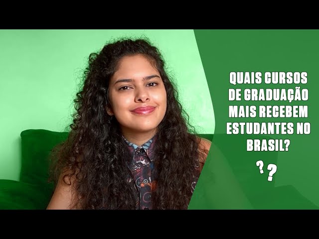 Quais cursos de graduação mais recebem estudantes no Brasil?