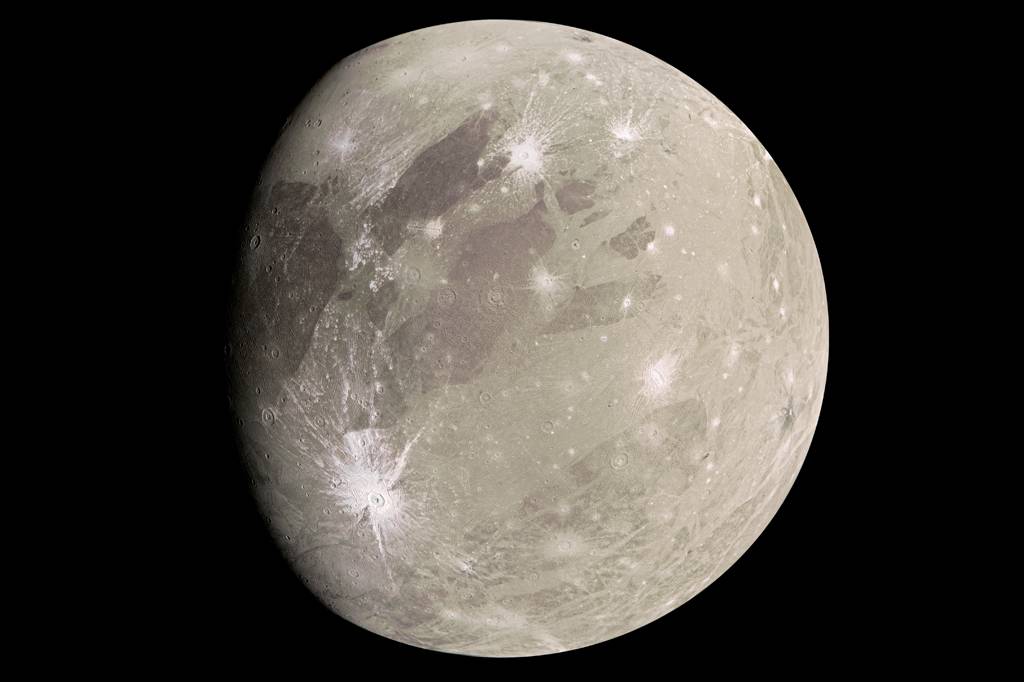 Pela primeira vez, astrônomos detectam vapor d’água na lua Ganimedes de Júpiter