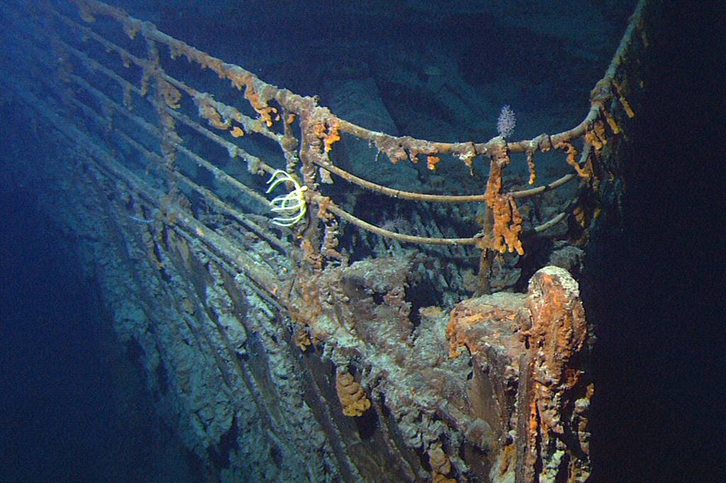 Empresa organiza expedições para visitar os destroços do Titanic