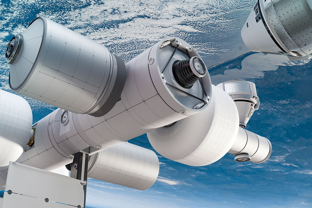 Imagem da estação espacial Orbital Reef