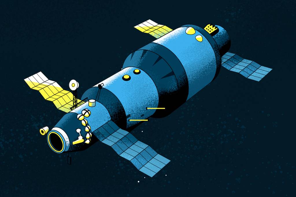 Salyut 1 (1971). Os primeiros cosmonautas que iriam ocup&aacute;-la, e foram at&eacute; ela a bordo da nave Soyuz 10, n&atilde;o conseguiram fazer a acoplagem com a esta&ccedil;&atilde;o &ndash; e tiveram de desistir. Na miss&atilde;o seguinte, deu tudo certo, e tr&ecirc;s cosmonautas ficaram 23 dias na esta&ccedil;&atilde;o. Mas, na volta &agrave; Terra, a nave abriu e eles morreram. A esta&ccedil;&atilde;o foi destru&iacute;da, propositalmente, em outubro do mesmo ano.