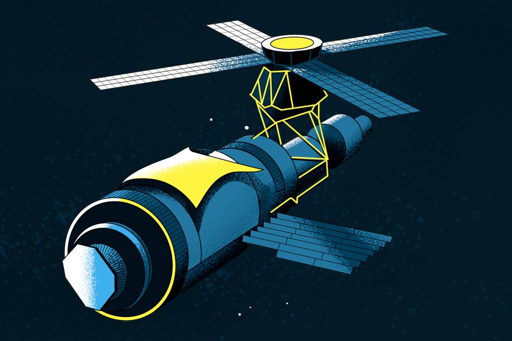 Skylab (1973). Primeira esta&ccedil;&atilde;o americana, foi constru&iacute;da pela empresa aeroespacial McDonnell Douglas (atualmente parte da Boeing) e carregada por um foguete Saturn V &ndash; o mesmo que levou o homem &agrave; Lua. Era 50% maior que as esta&ccedil;&otilde;es sovi&eacute;ticas, com 25 metros de comprimento e capacidade para at&eacute; 9 astronautas. Foi perdendo altura at&eacute; cair na atmosfera e se desintegrar em 1979.