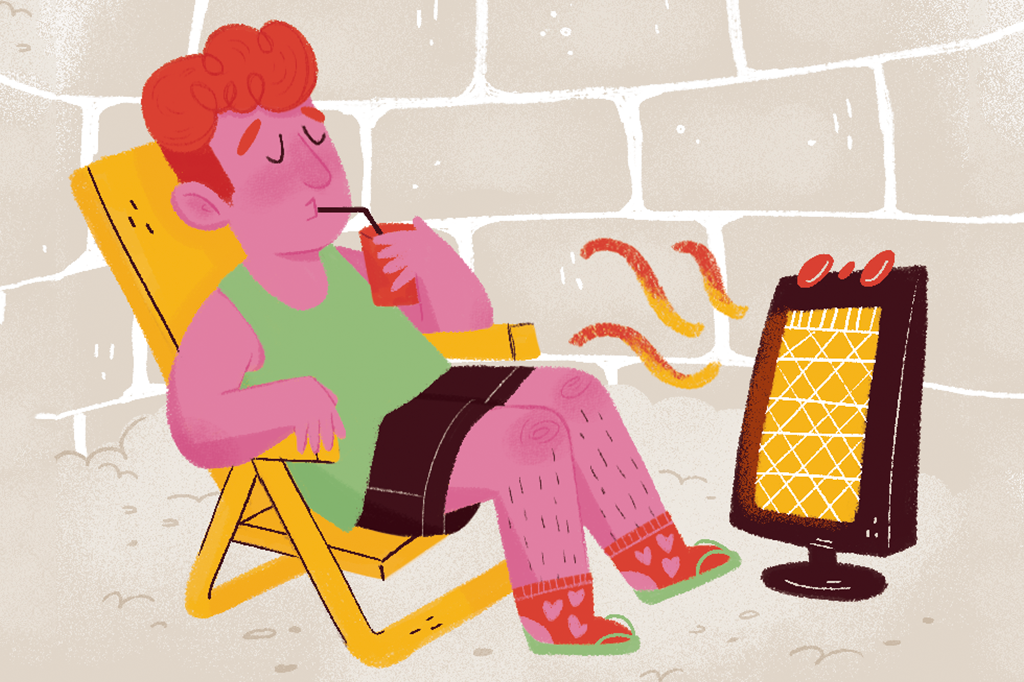 Como o iglu esquenta?