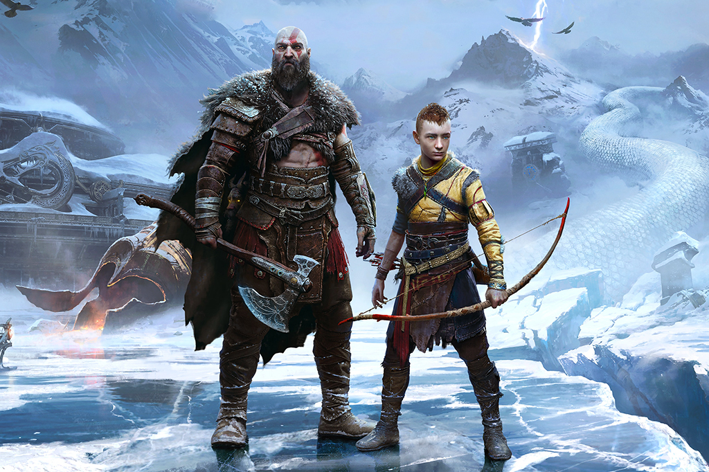Imagem do jogo God of War Ragnarok.