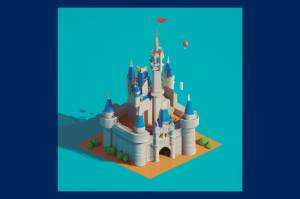SI_447_IA_13 Ilustração de um castelo.