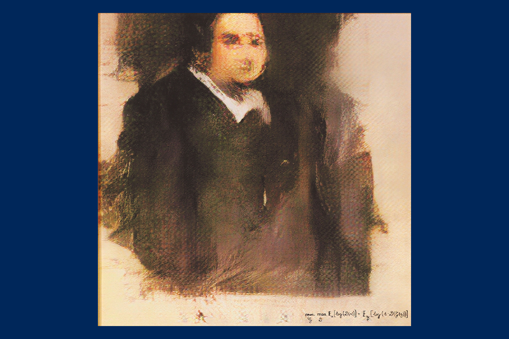 SI_447_IA_9 Ilustração do retrato de Edmond Belamy.