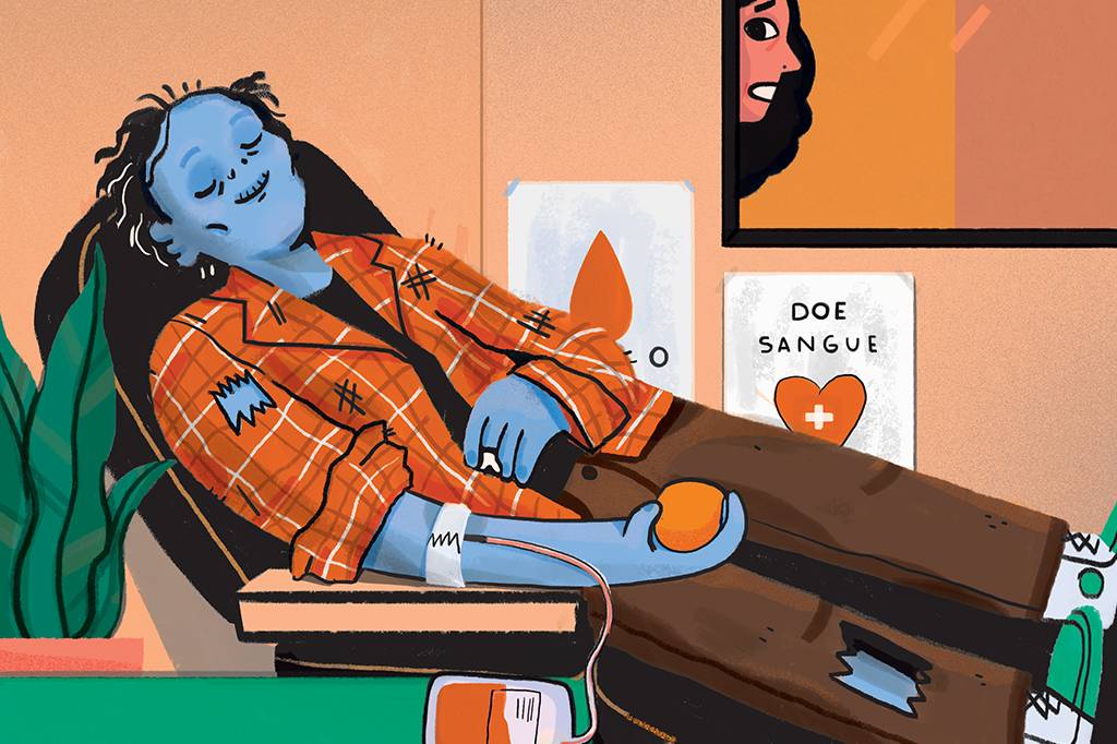 É possível usar o sangue de uma pessoa que acabou de morrer para doação?