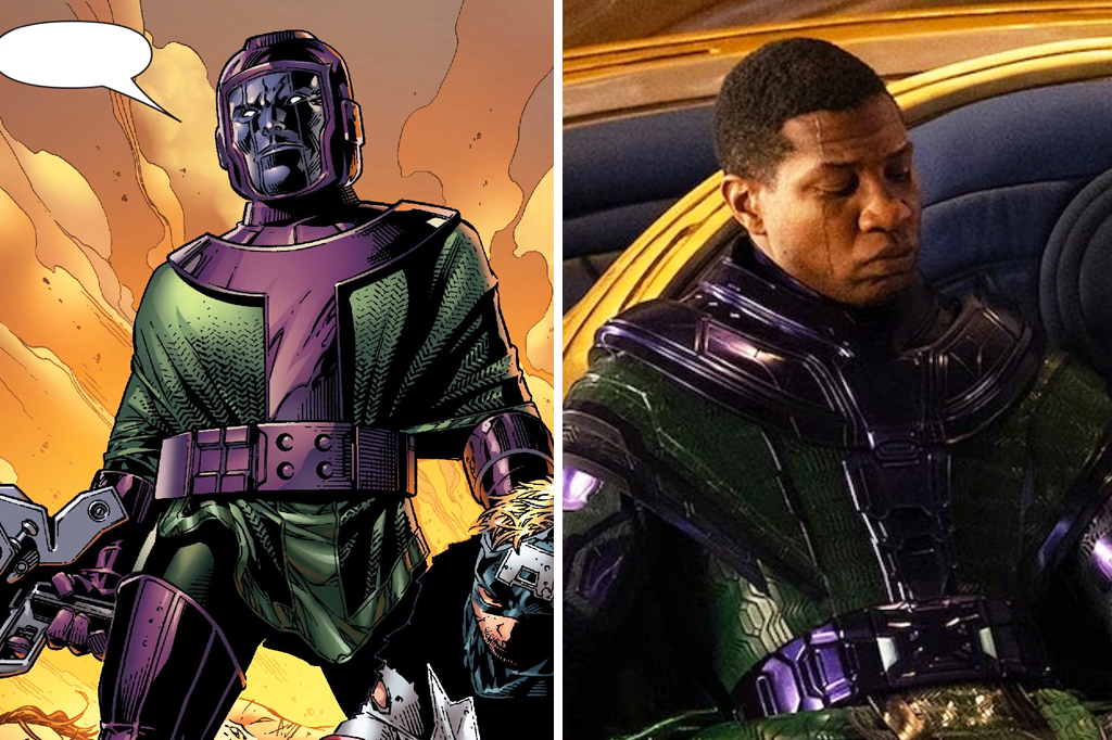 Imagens do quadrinho e do filme de Kang.