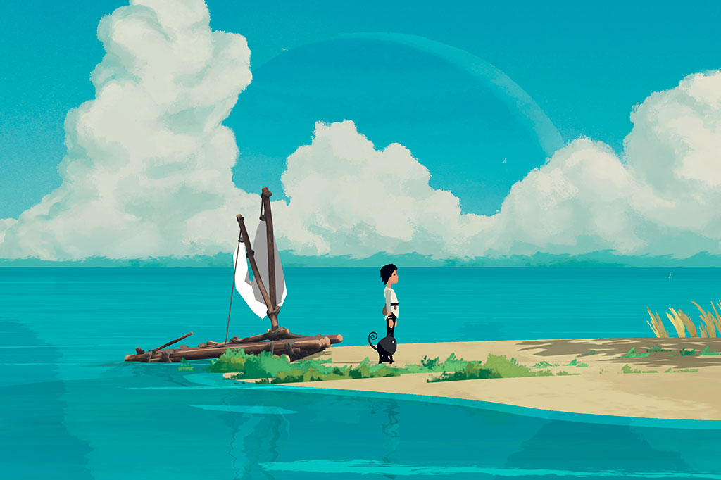 Cena do jogo The Planet of Lana.