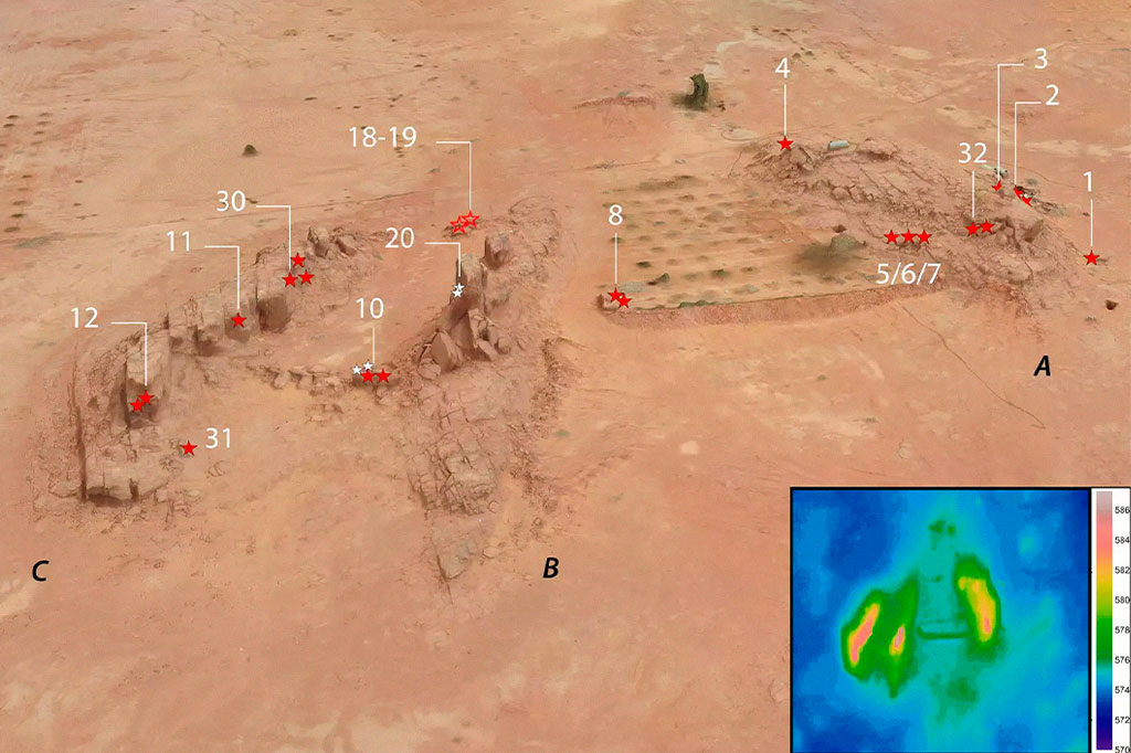 Imagem da vista 3D do Camel Site.