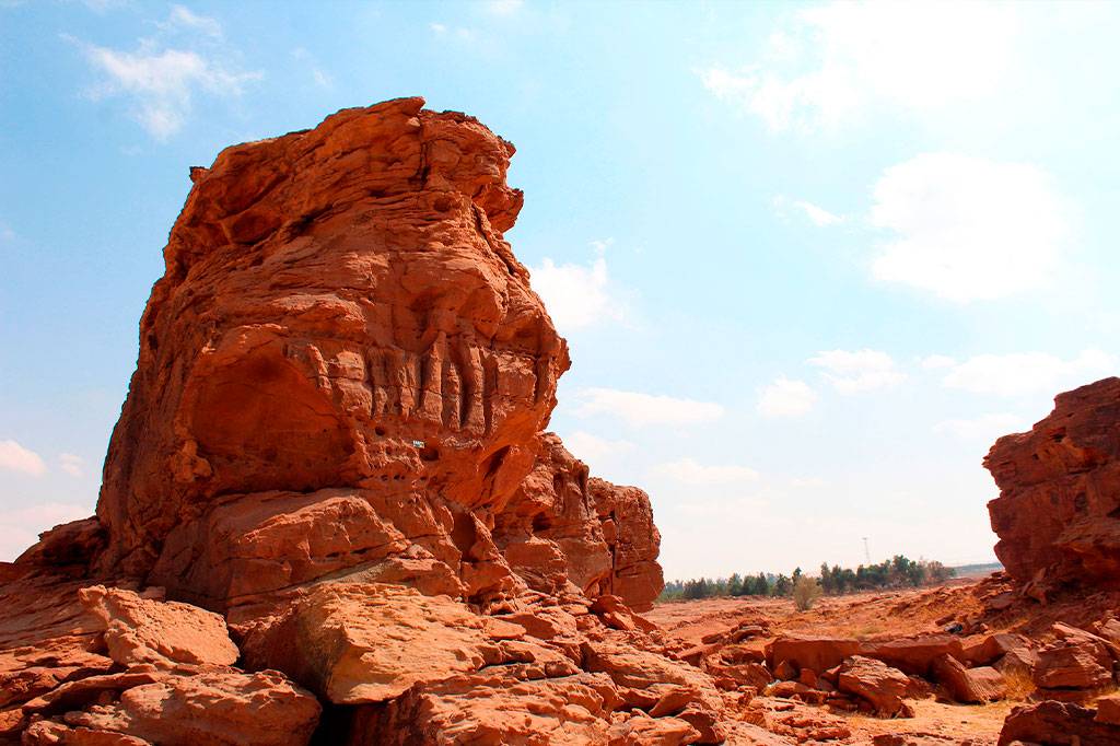 Essas esculturas de camelo, na Arábia Saudita, são mais antigas que Stonehenge